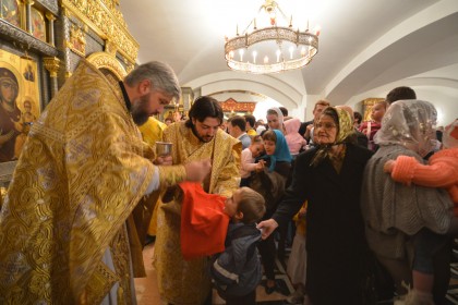 Освящение Богоявленского собора Горловки