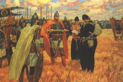 Димитрий Донской перед Куликовской битвой