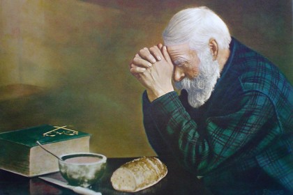 Эрик Энстром. «Молитва». Фото 1918 г.