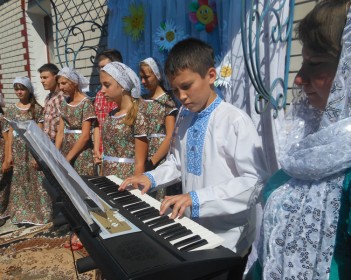детский праздник в Благовещенском храме Углегорска