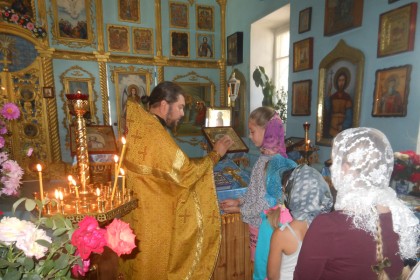 молебен на начало учебного года в Углегорске