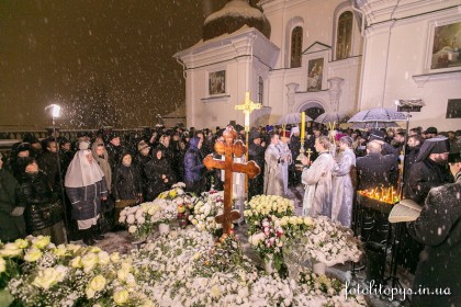 Лития на могиле Блаженнейшего митрополита Владимира
