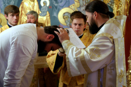 Монашеский постриг клирика Богоявленского собора протоиерея Виктора Шинкарёва