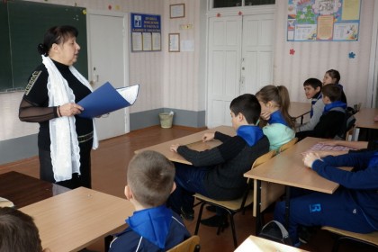 Православный урок в школе Горловки