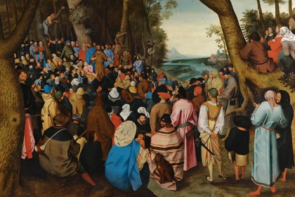 Питер Брейгель Старший. Проповедь Иоанна Крестителя. 1566 г. Музей изобразительных искусств, Будапешт