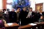 Воскресная школа "Вифлеемская Звезда" г. Дружковка исполняет колядки в Святогорской лавре