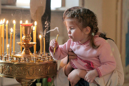 Ребёнок в храме