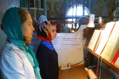 Детская литургия во Всехсвятском храме Бахмута (Артёмовска)