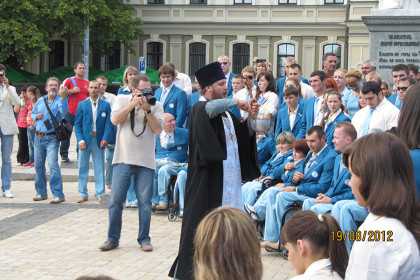 Молебен для паралимпийцев в Киеве