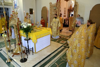 Архиерейская литургия в Николаевском храме Дружковки