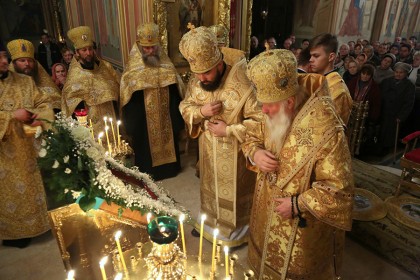 Престольный праздник в соборе Славянска
