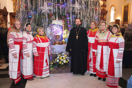 Фестиваль колядок в Святогорской лавре