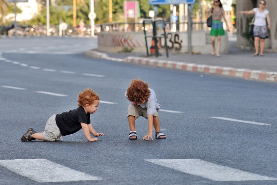 Дети на дороге