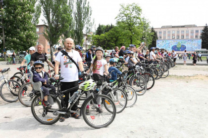 Велопробег Добропольской молодёжки