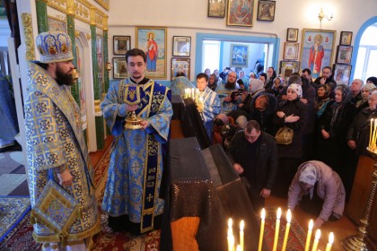 Архиерейское богослужение в Димитриевке