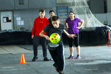 Спортивые состязания воскресных школ Константиновки