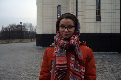 Лера, 14 лет, воскресная школа «Голубка» при храме преподобного Иова Почаевского