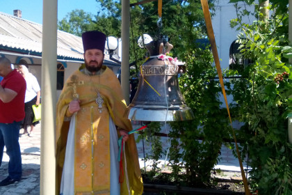 Васильевский храм г. Горловка увенчался колоколами