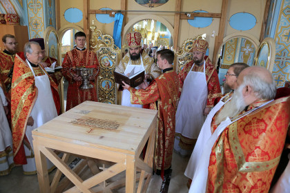 освящение храма в Щурово