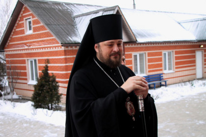 Епископ Спиридон в Введенском храме посёлка Водяное