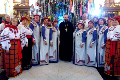 Фестиваль колядок в Святогорской лавре