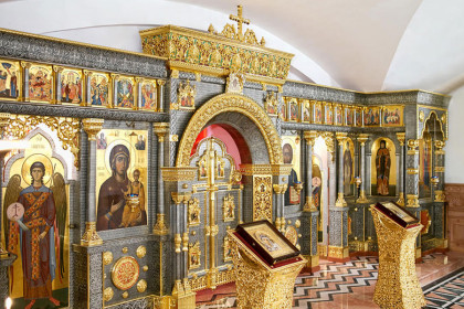 Нижний храм в честь Новомучеников и исповедников Церкви Русской