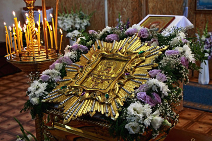 Престольный праздник храма в честь Почаевской иконы в Краматорске