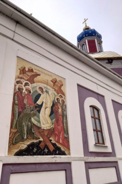 Мозаика в Воскресенском храме Славянска