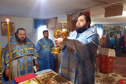 Престольный праздник Всехскорбященского храма в селе Александровка