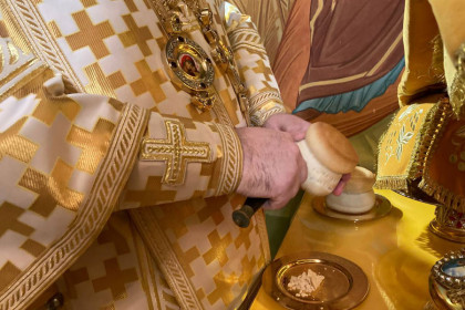 Архиепископ Паисий совершил литургию в Александро-Невском кафедральном соборе