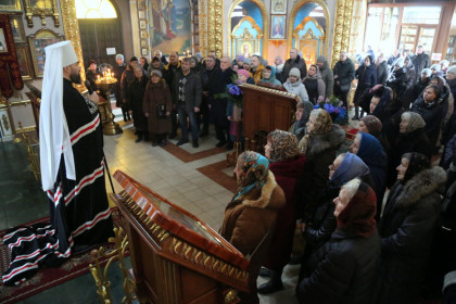 Великий покаянный канон в Покровском соборе Енакиево