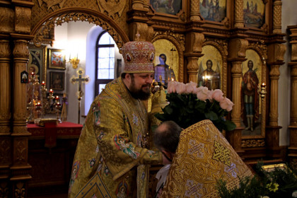 Епископ Спиридон молитвенно отметил день своего тезоименитства