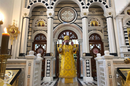 Престольный праздник придела Богоявленского кафедрального собора Горловки