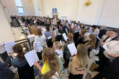 Неделя Торжества Православия в Богоявленском кафедральном соборе Горловки